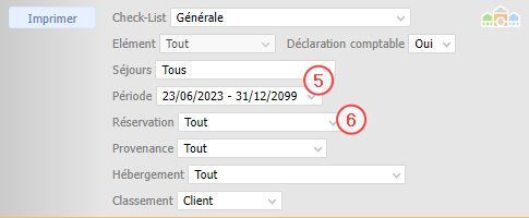 Check-list critères Check-list critères
