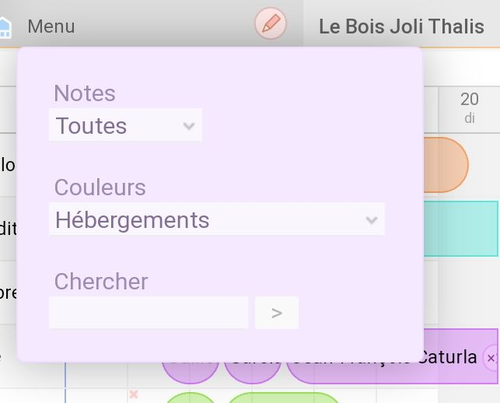calendrier détaillé calendrier détaillé